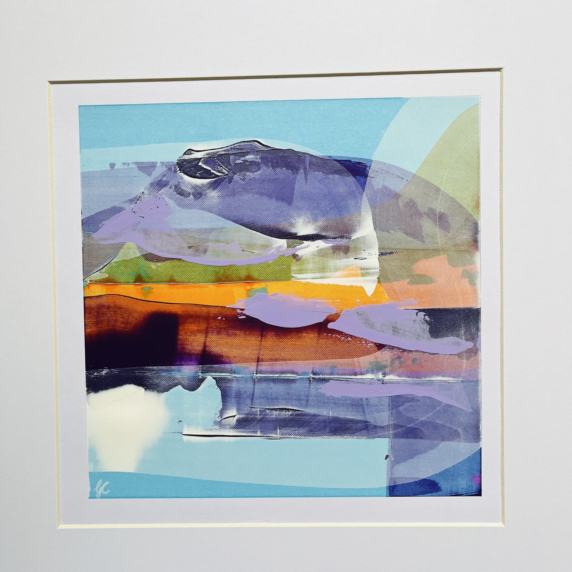 Purple Mountain — Original Acrylic Painting