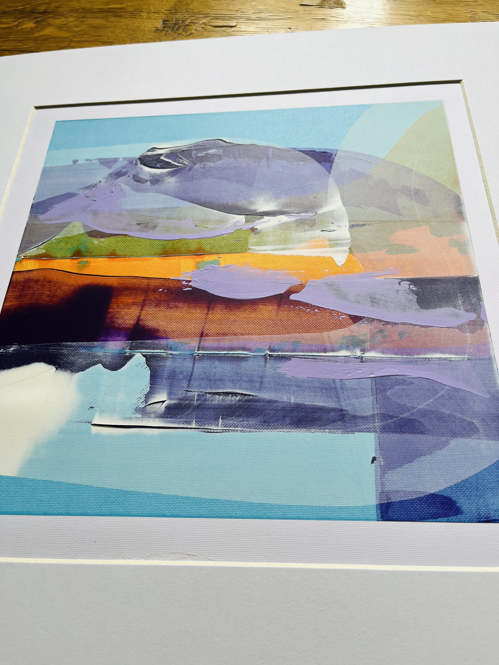Purple Mountain - Giclee Fine Art Print