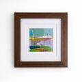 Safe Harbour - Calming Landscape Art Print (12x12cm)