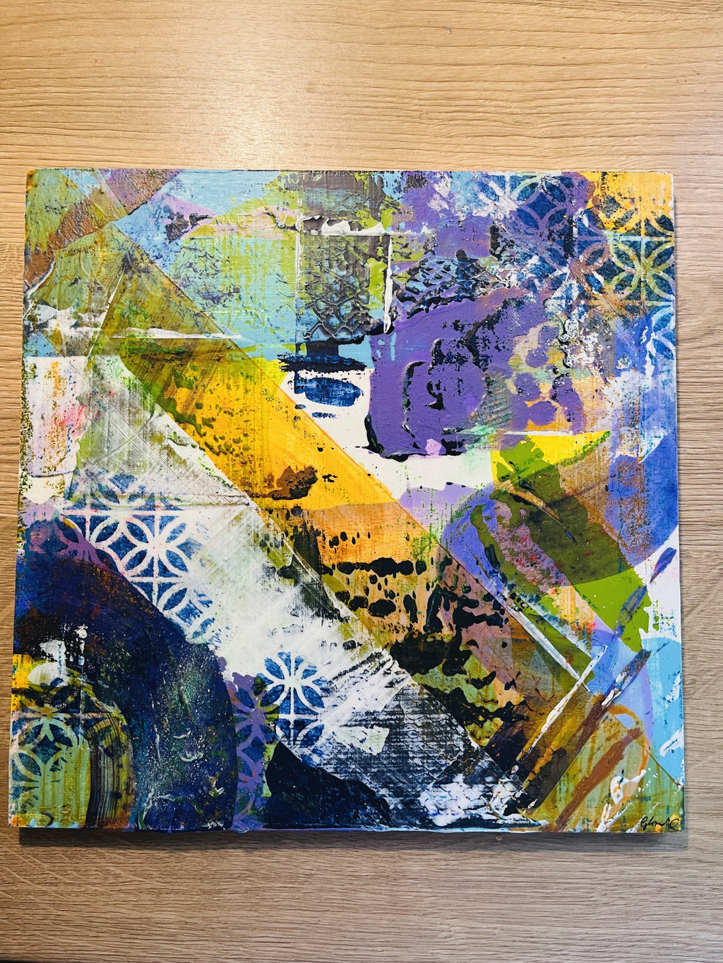 Riot of Colour 1 & 2 — Original Diptych | Mixed Media on Wood Panel