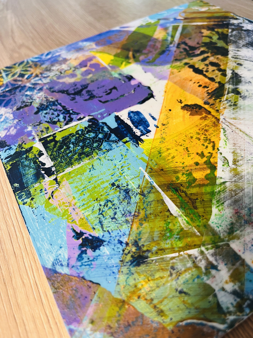 Riot of Colour 1 & 2 — Original Diptych | Mixed Media on Wood Panel