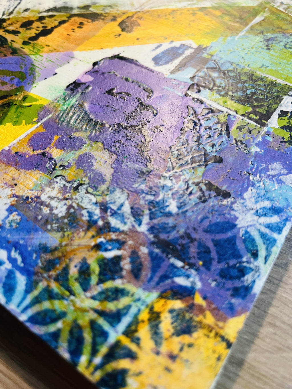 Riot of Colour 1 & 2 — Original Diptych | Mixed Media on Wood Panel