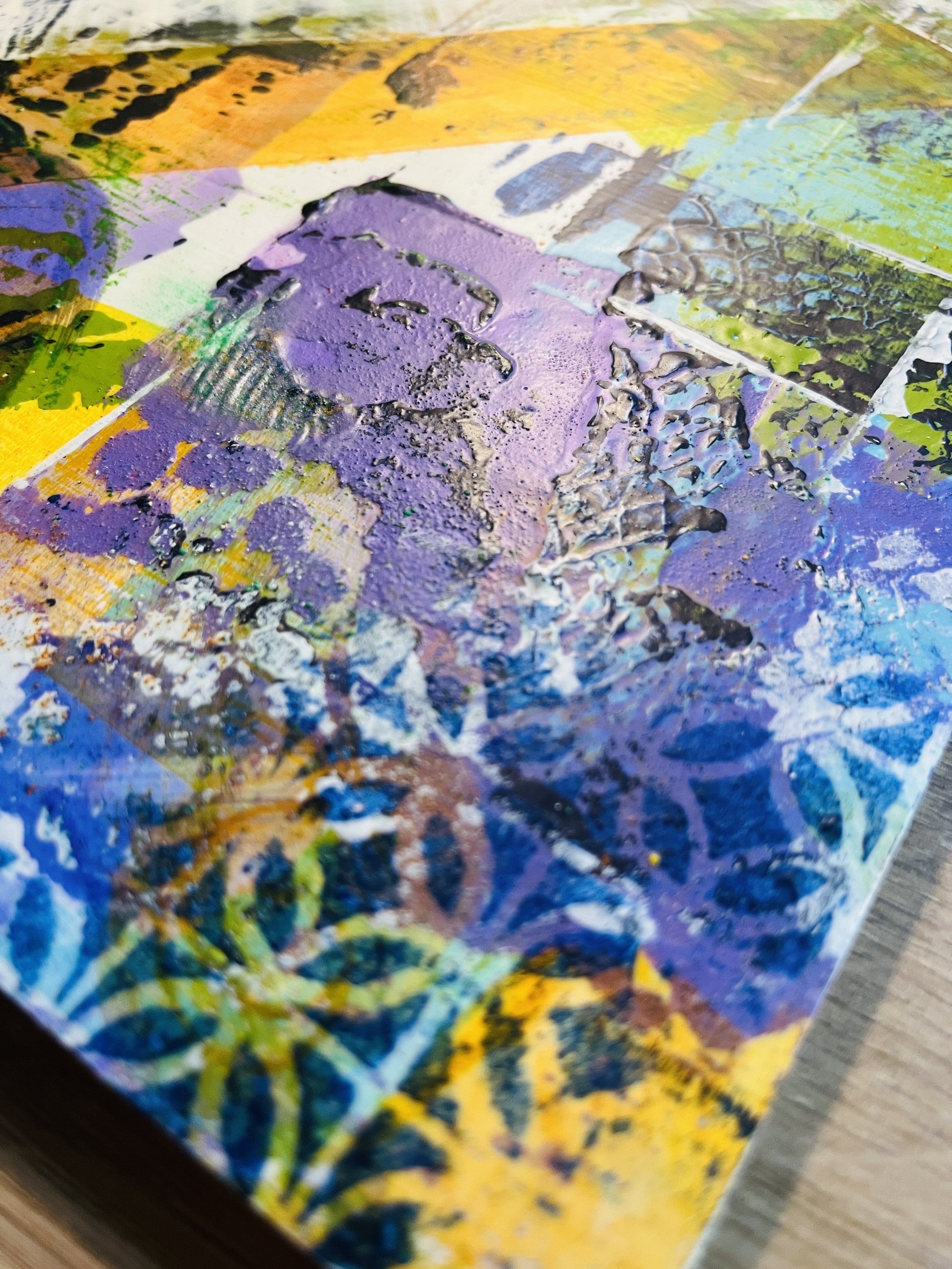 Riot of Colour 1 & 2 — Original Diptych | Mixed Media on Wood Panel