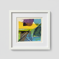 Summer 3 - Bold Modern Abstract Art Print (12x12cm)